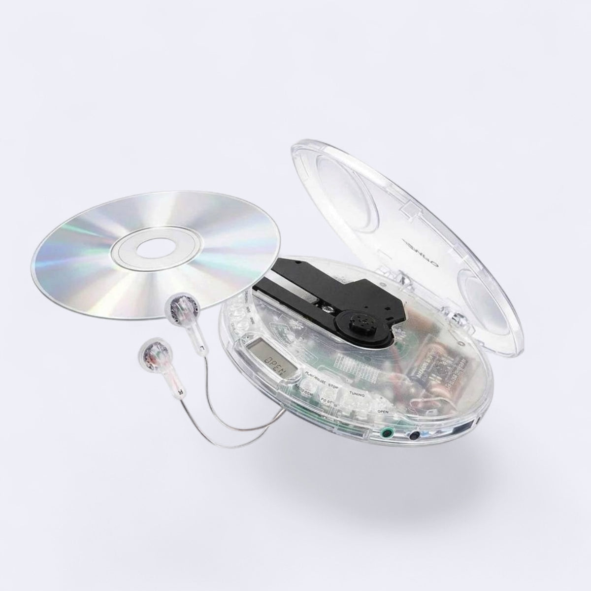 Reproductor de CD Amp’d con Radio AM/FM